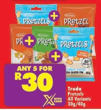 Truda Pretzels All Variants 30g/40g