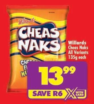 Willards Cheas Naks
