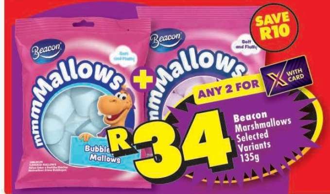 Beacon Marshmallows Selected Variants 135g