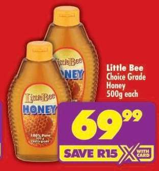 Little Bee Choice Grade Honey 500g