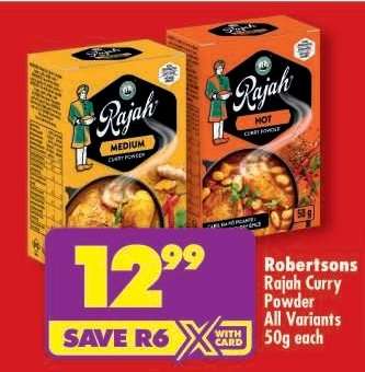 ROBERTSONS RAJAH CURRY POWDER