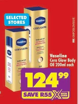 Vaseline Cera Glow Body Oil 200ml