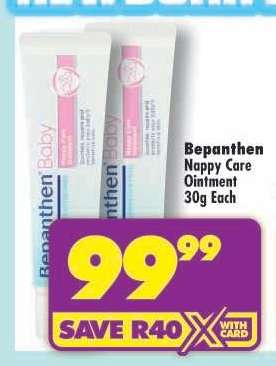 Bepanthen Nappy Care Ointment 30g each