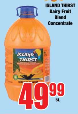 ISLAND THIRST Dairy Fruit Blend Concentrate