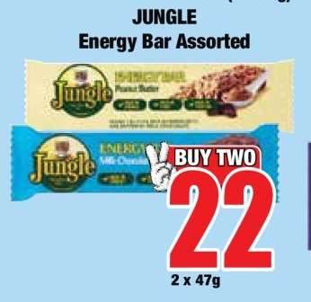 Jungle Energy Bar Assorted