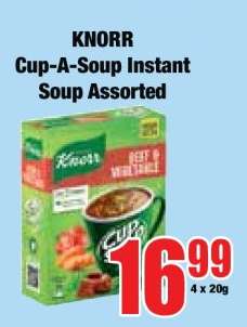 KNORR Cup-A-Soup Instant Soup Assorted