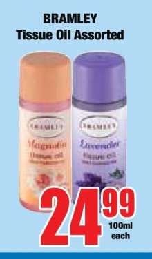 BRAMLEY Tissue Oil Assorted