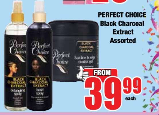 PERFECT CHOICE Black Charcoal Extract Assorted