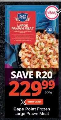 Cape Point Frozen Large Prawn Meat