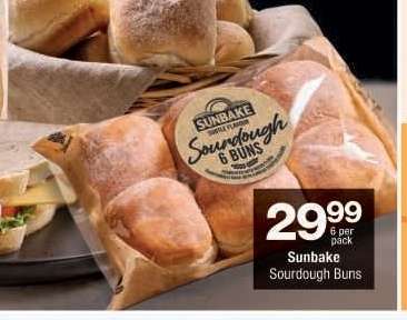 Sunbake Sourdough Buns