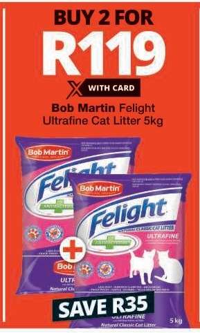 Bob Martin Felight Ultrafine Cat Litter 5kg