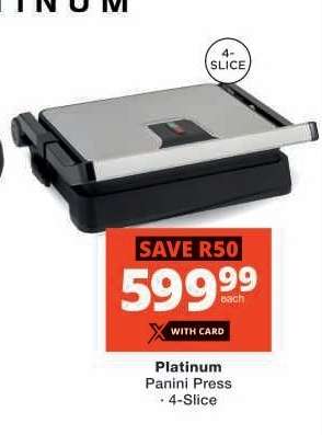 Platinum Panini Press