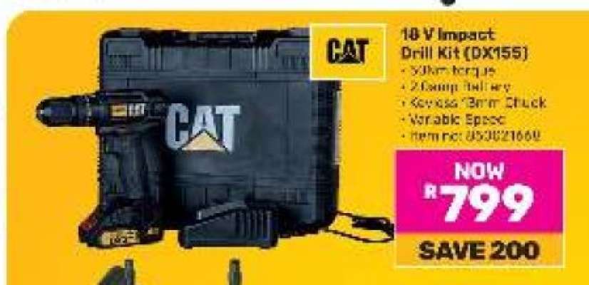 18 V Impact Drill Kit (DX155)