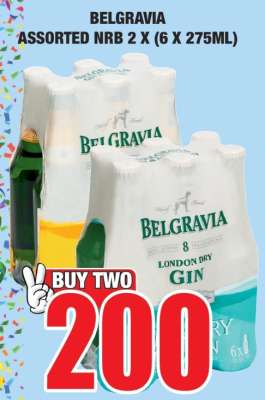 BELGRAVIA ASSORTED NRB 2 X (6 X 275ML)