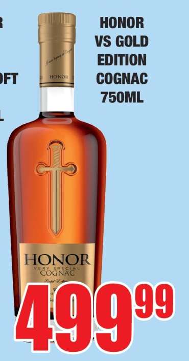 HONOR VS GOLD EDITION COGNAC 750ML