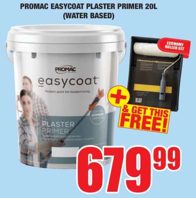 PROMAC EASYCOAT PLASTER PRIMER 20L (WATER BASED)