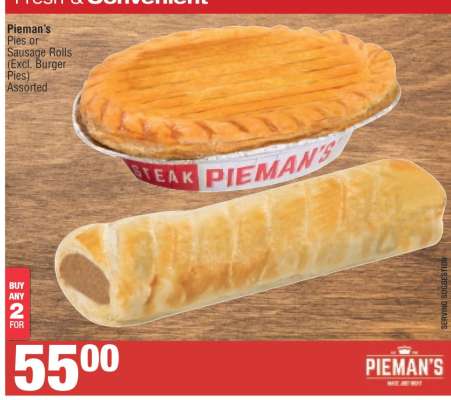Pieman's Pies or Sausage Rolls