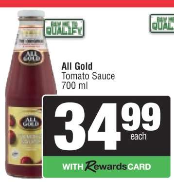 ALL GOLD Tomato Sauce