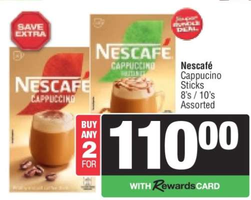Nescafé Cappuccino Sticks