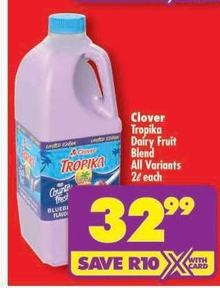 Clover Tropika Dairy Fruit Blend