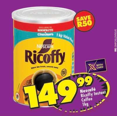 Nescafé Ricoffy Instant Coffee 1kg