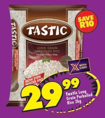Tastic Long Grain Parboiled Rice-2kg