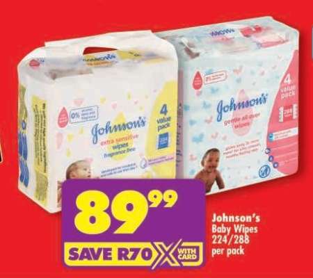 Johnson's Baby Wipes