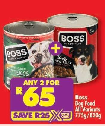 Boss Dog Food All Variants 775g/820g