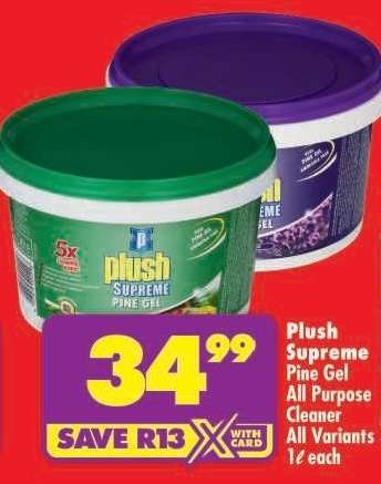 Plush Supreme Pine Gel All Purpose Cleaner All Variants