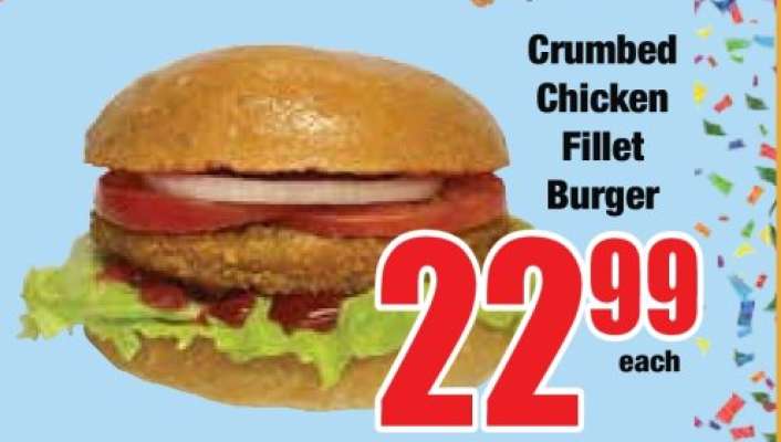 Crumbed Chicken Fillet Burger