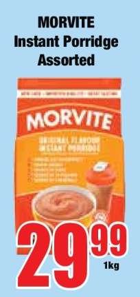 MORVITE Instant Porridge Assorted
