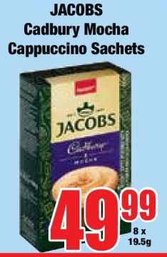 JACOBS Cadbury Mocha Cappuccino Sachets