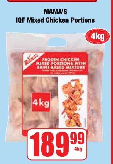 MAMA'S IQF Mixed Chicken Portions
