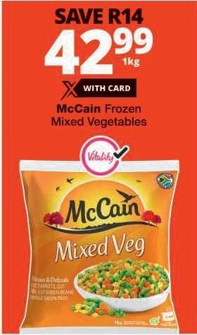 McCain Frozen Mixed Vegetables