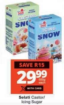 Selati Castor/Icing Sugar