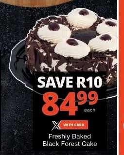 Freshly Baked Black Forest Cake