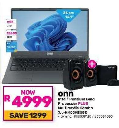 onn Laptop with Multimedia Combo