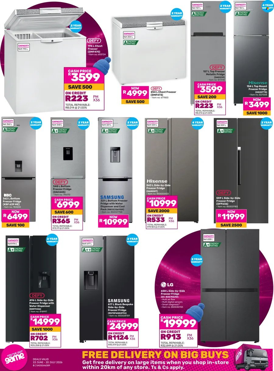 Game specials - 06.23.2026 - 07.20.2026. Page 6