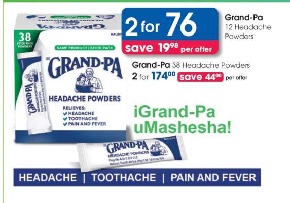Grand-Pa 12 Headache Powders