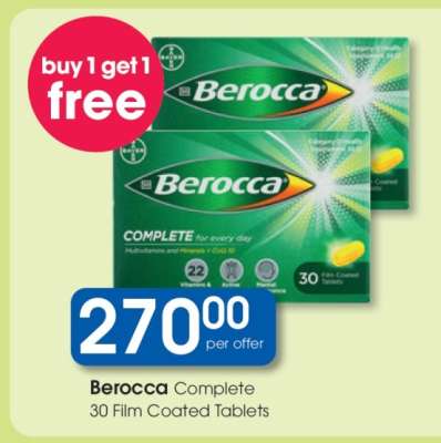 Berocca Complete 30 Film Coated Tablets