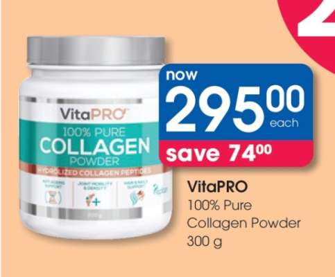 VitaPRO 100% Pure Collagen Powder 300 g