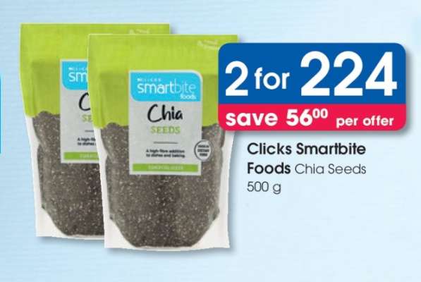 Clicks Smartbite Foods Chia Seeds
