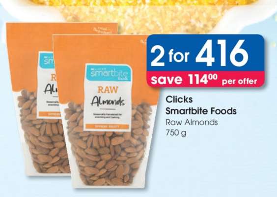 Smartbite Foods Raw Almonds