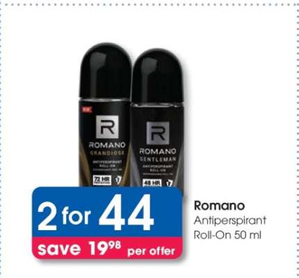 Romano Antiperspirant Roll-On 50 ml