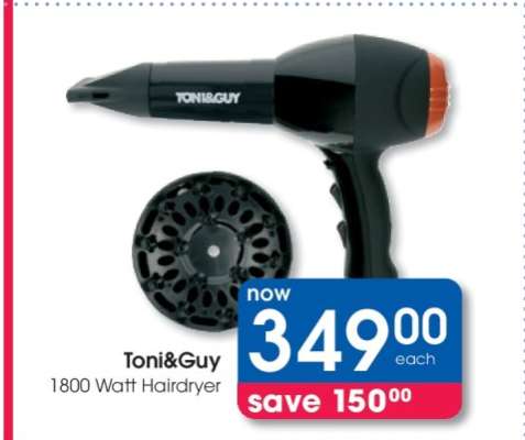 Toni&Guy 1800 Watt Hairdryer
