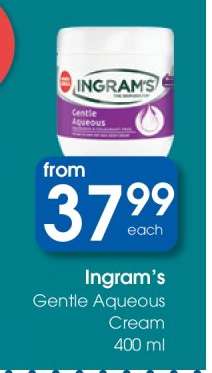 Ingram’s Gentle Aqueous Cream 400 ml