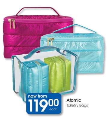 Atomic Toiletry Bags