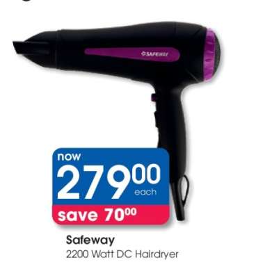 Safeway 2200 Watt DC Hairdryer
