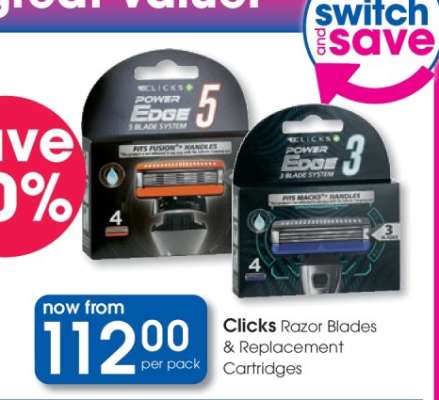 Clicks Razor Blades & Replacement Cartridges