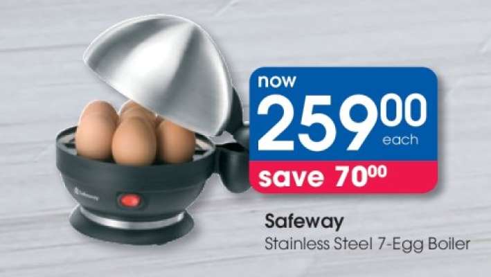 Safeway Stainless Steel 7-Egg Boiler
